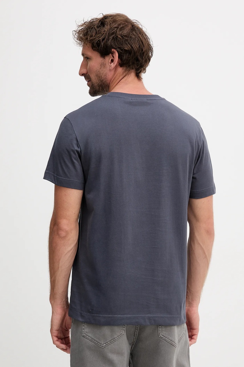Футболка Calvin Klein Jeans мужская цвет синий однотонная J30J327100 Футболка Calvin Klein Jeans мужская цвет синий однотонная J30J327100