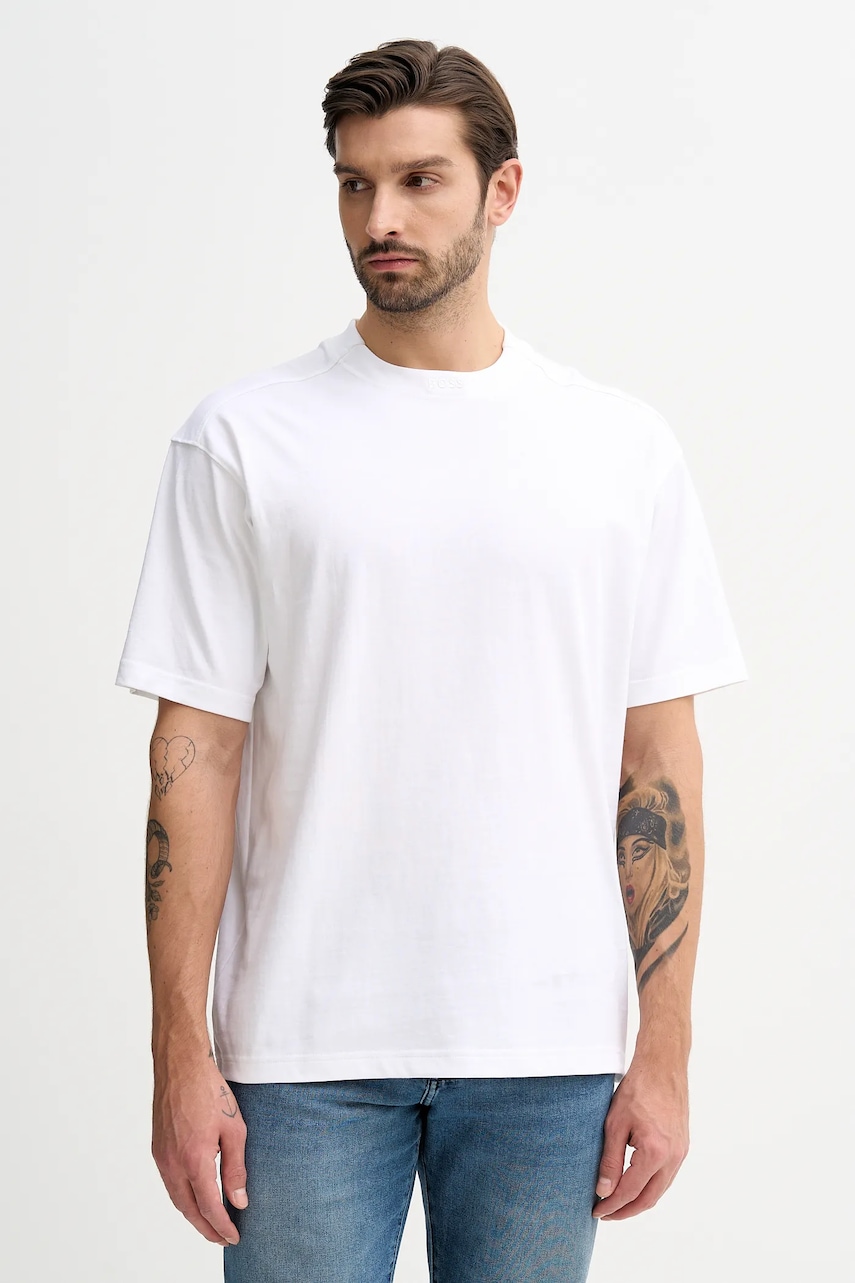 BOSS Orange tricou din bumbac Te_Dye_