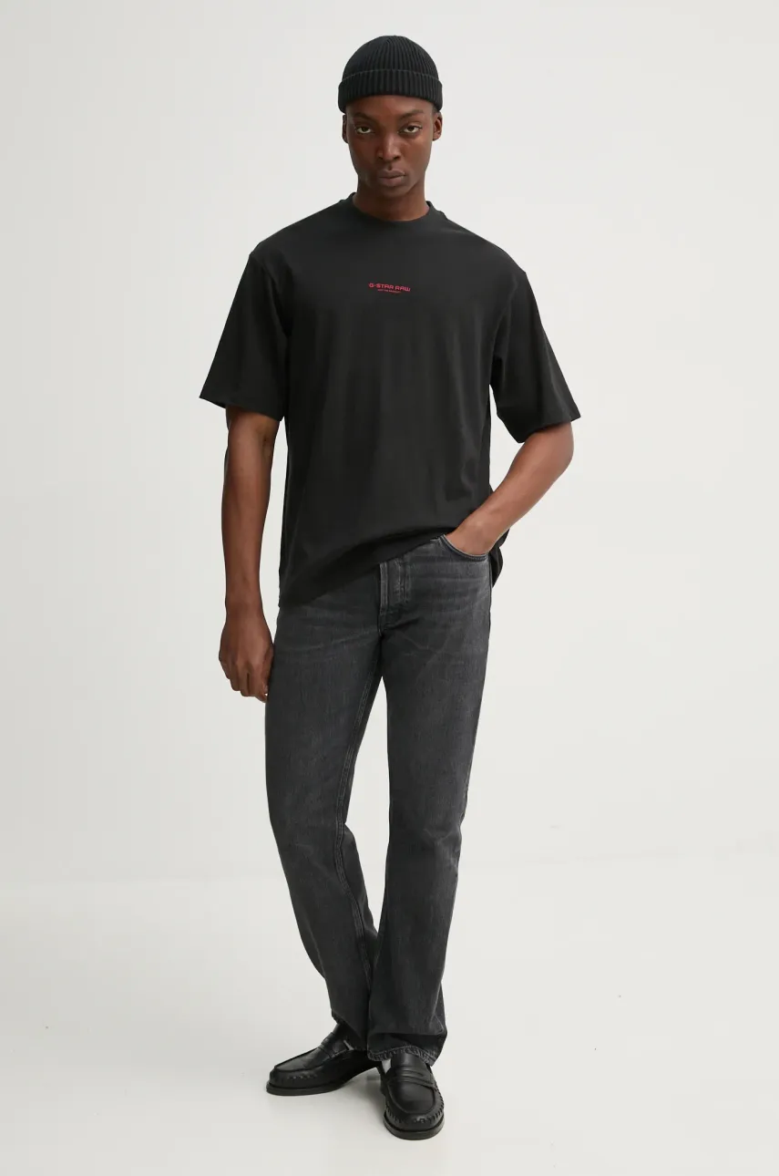 Футболка G-Star Raw мужская цвет чёрный с принтом D25154-C336 Футболка G-Star Raw мужская цвет чёрный с принтом D25154-C336