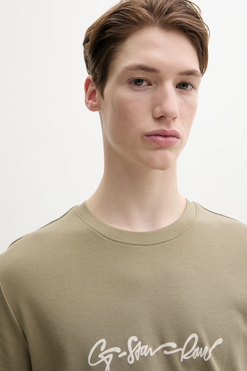 Βαμβακερό μπλουζάκι G-Star φωτογραφία