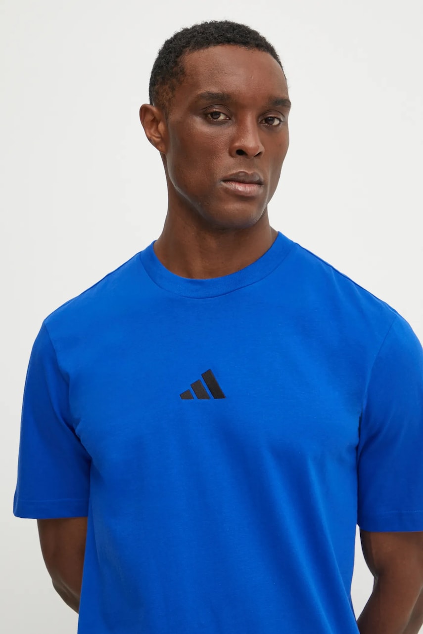 adidas tricou din bumbac Essential barbati, cu imprimeu, JF1094 adidas tricou din bumbac Essential barbati, cu imprimeu, JF1094