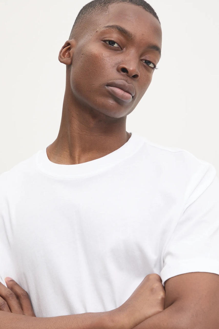 Βαμβακερό μπλουζάκι adidas Originals Adibreak ανδρικά, χρώμα: άσπρο, JD4195 φωτογραφία