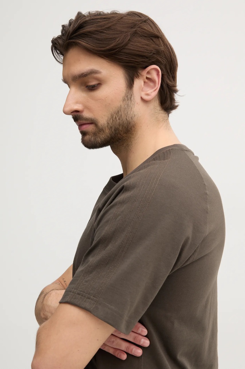 Βαμβακερό μπλουζάκι adidas Originals Essential χρώμα: πράσινο, JD3276 φωτογραφία