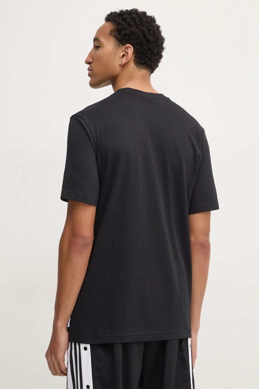 adidas Originals t-shirt Q12 TS KAWAII fekete, férfi, nyomott mintás, JP2675 termék 2. képe
