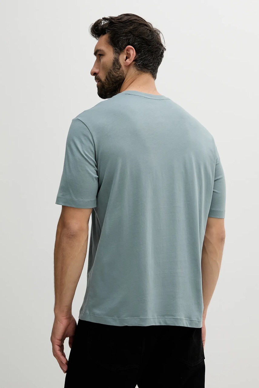 Хлопковая футболка Armani Exchange с аппликацией XM000570 AF10356