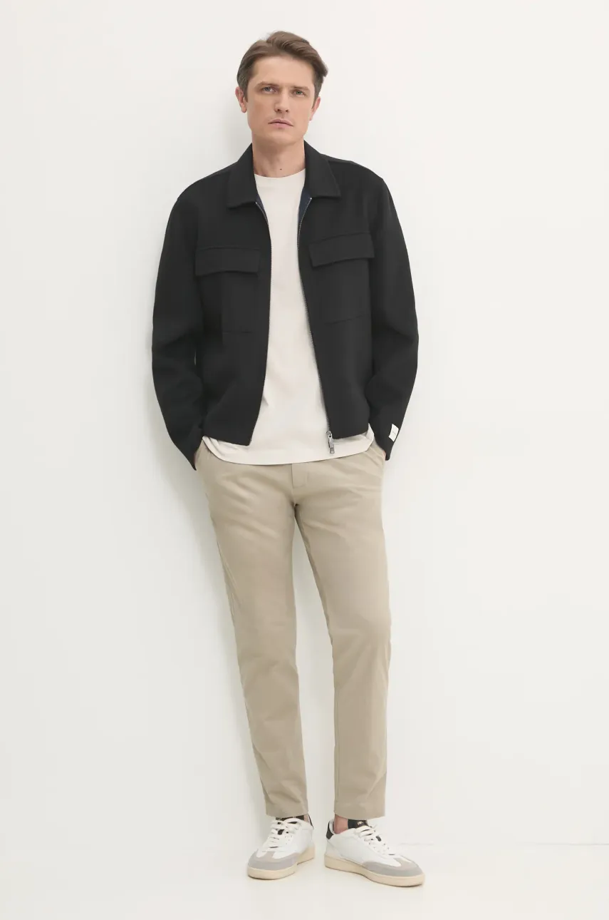 Хлопковая футболка Joop! мужская цвет бежевый с принтом 30044674 Хлопковая футболка Joop! мужская цвет бежевый с принтом 30044674