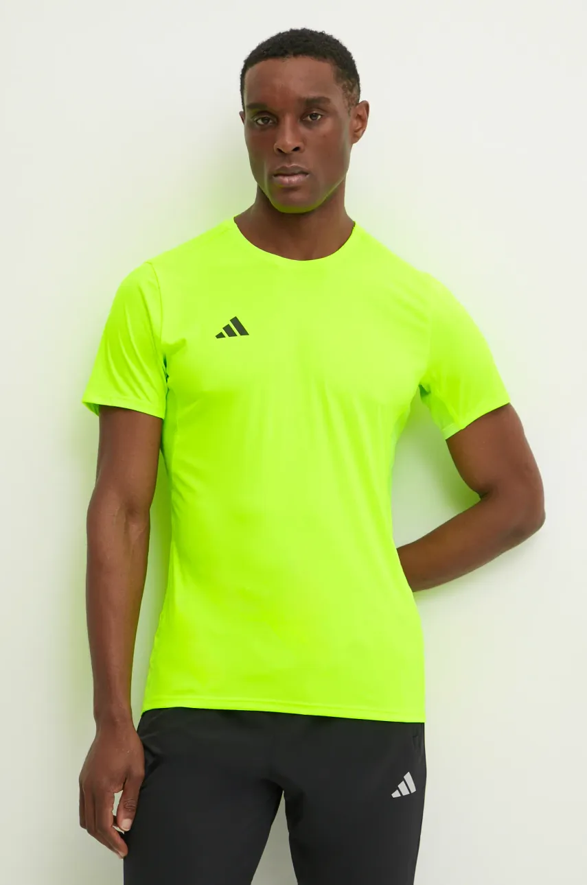 adidas Performance tricou de alergare Adizero culoarea verde, neted, IX2841