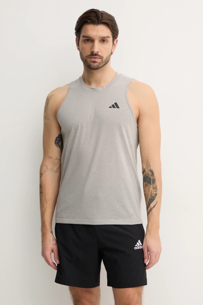 adidas Performance tricou de antrenament Train Essentials culoarea gri, IC6950