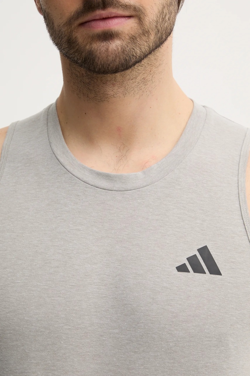 Μπλουζάκι προπόνησης adidas Performance Train Essentials χρώμα: γκρι, IC6950 φωτογραφία