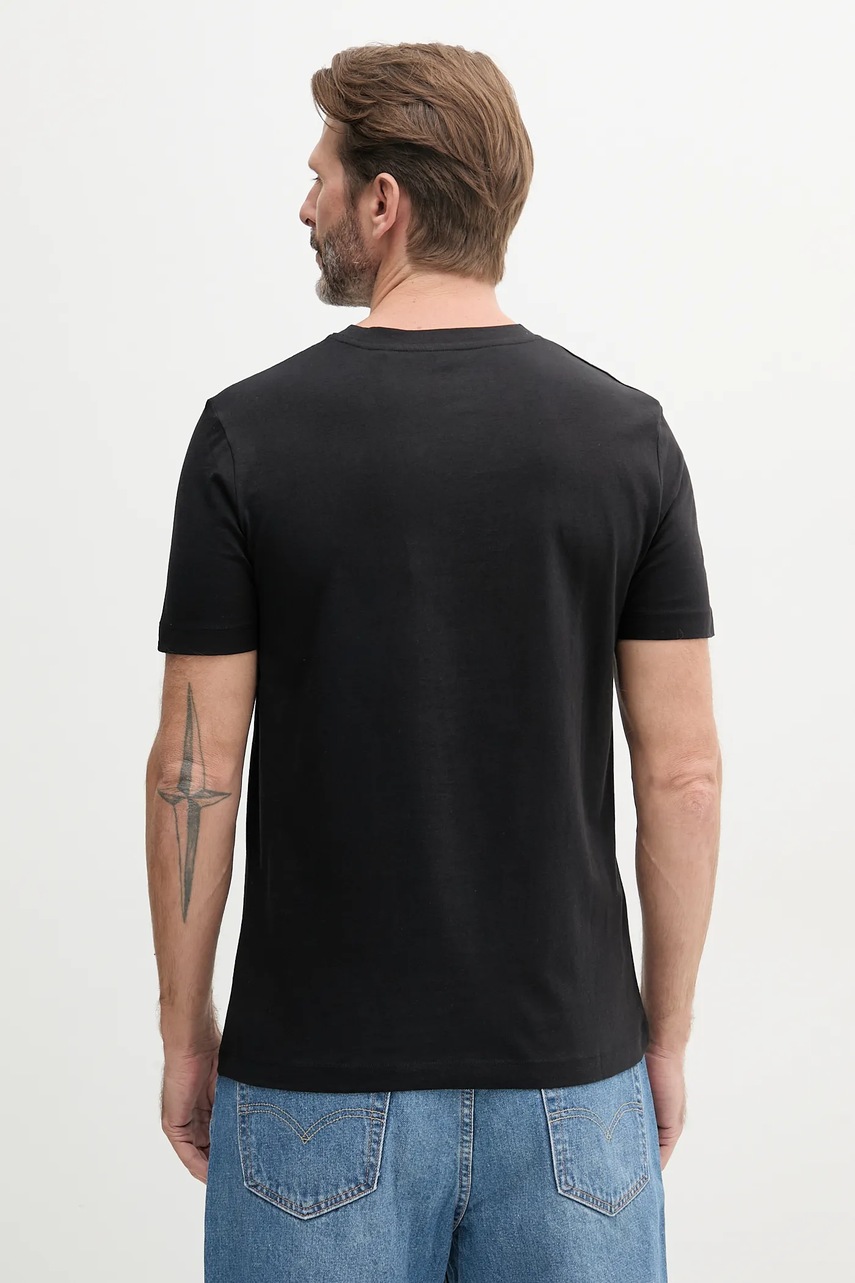 Βαμβακερό μπλουζάκι Marc O'Polo 2-pack ανδρικό, χρώμα: μαύρο, 5000006181 φωτογραφία