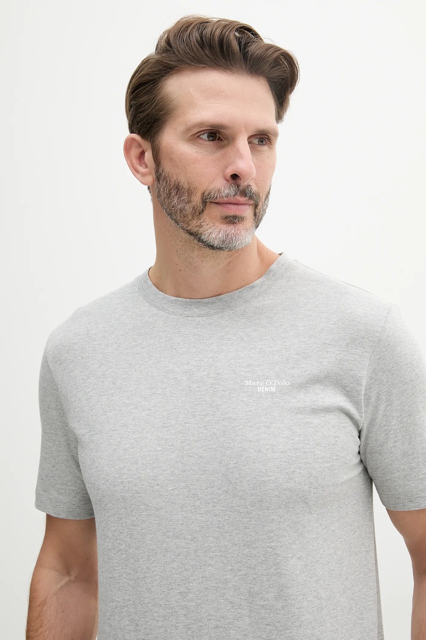 Βαμβακερό μπλουζάκι Marc O'Polo 2-pack ανδρικό, χρώμα: μαύρο, 5000006181 φωτογραφία