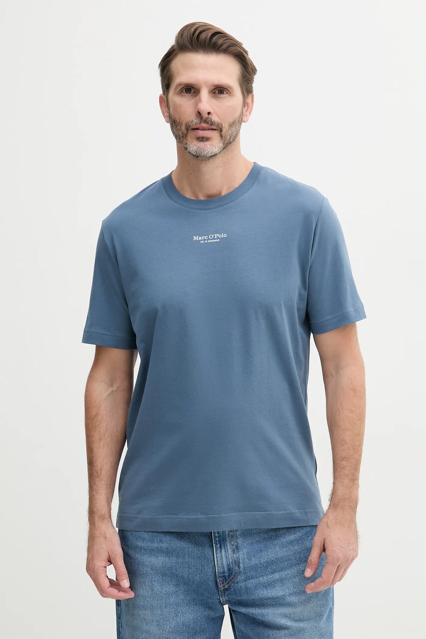 Marc O'Polo tricou din bumbac barbati, cu imprimeu, 523201251382