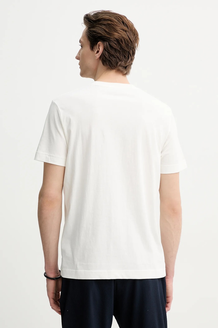 Βαμβακερό μπλουζάκι Marc O'Polo ανδρικό, χρώμα: άσπρο, 523230551190 φωτογραφία