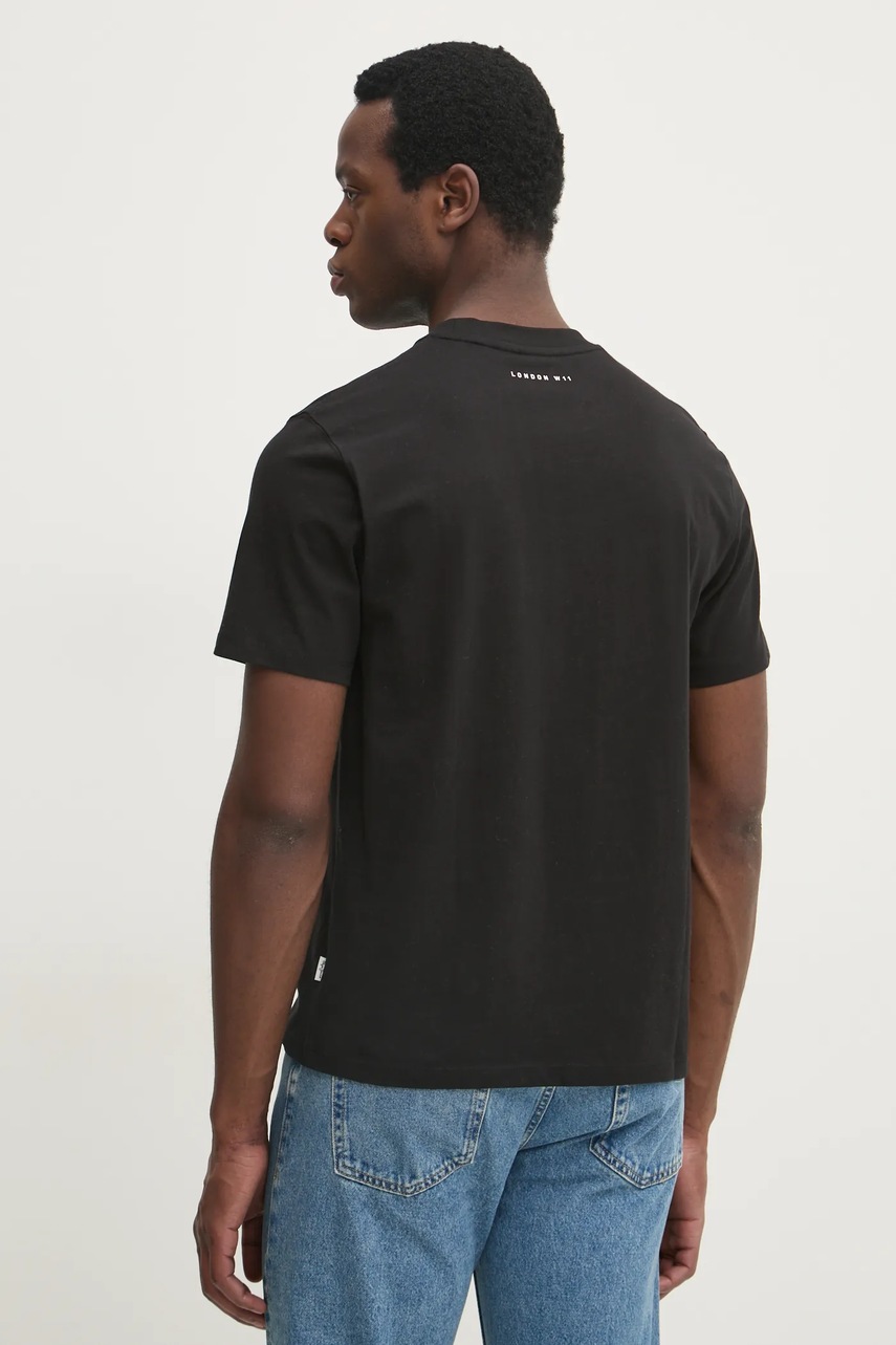 Pepe Jeans pamut póló DORIAN TEE fekete, férfi, nyomott mintás, PM509721 termék 2. képe