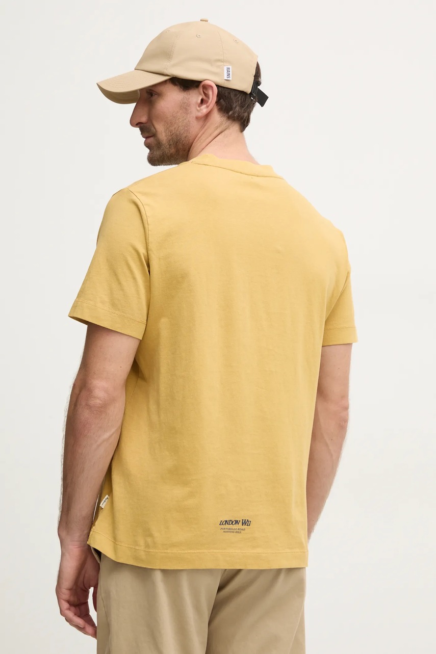 Pepe Jeans pamut póló DARIUS TEE sárga, férfi, nyomott mintás, PM509723 termék 2. képe