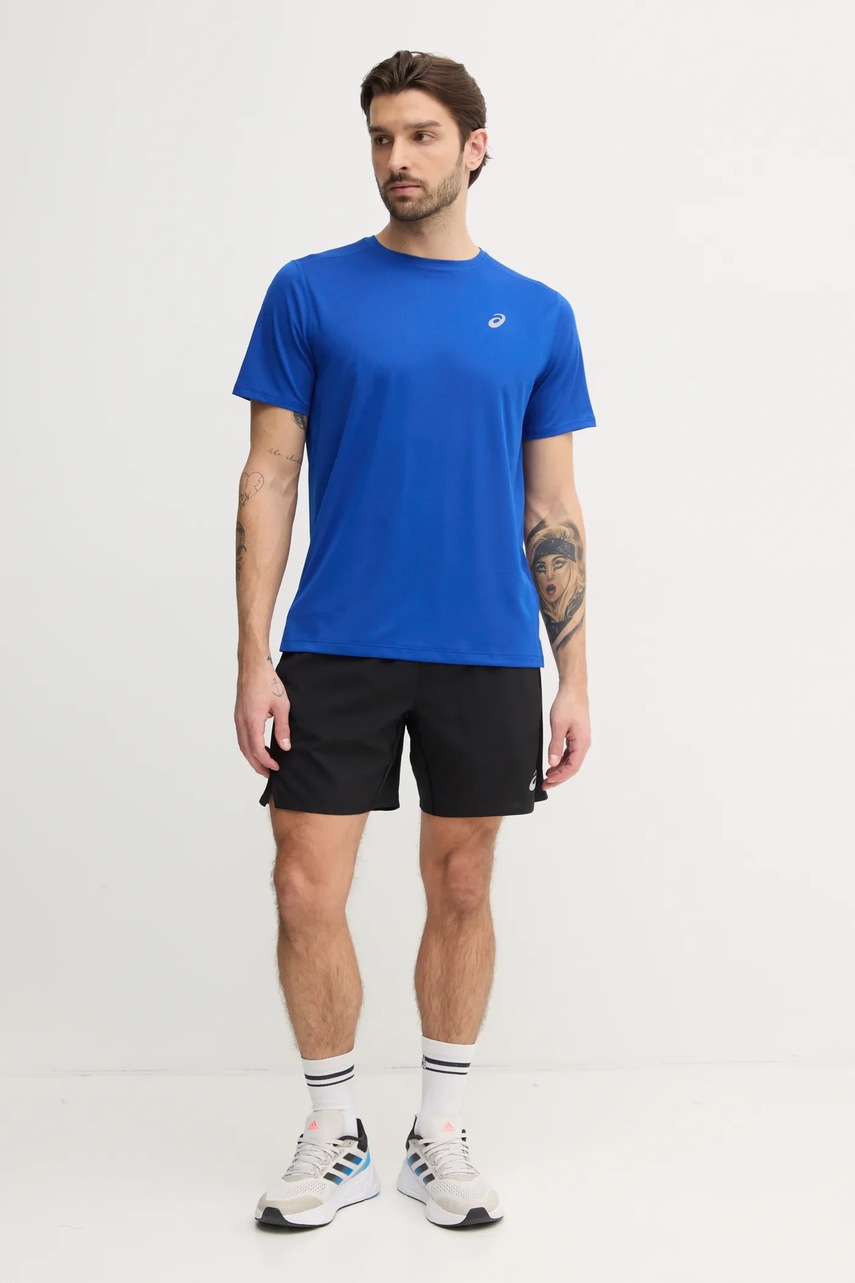 Футболка для бега Asics Core однотонная 2011D221 Футболка для бега Asics Core однотонная 2011D221