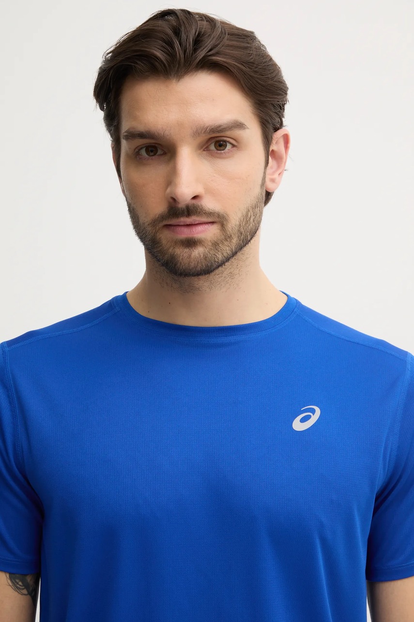 Μπλουζάκι για τρέξιμο Asics Core χρώμα: μπλε, 2011D221 φωτογραφία