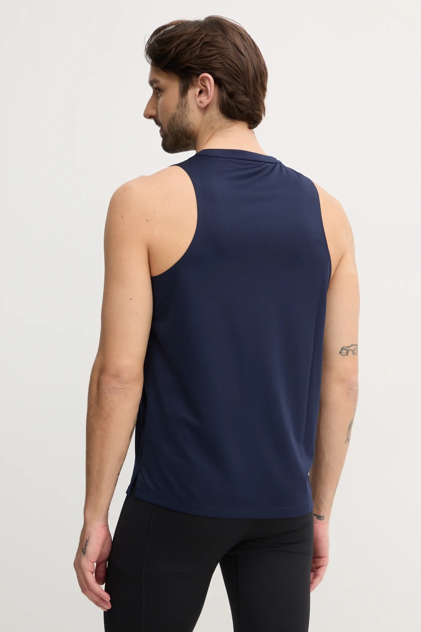 Μπλουζάκι για τρέξιμο Asics Core χρώμα: ναυτικό μπλε, 2011D223 φωτογραφία