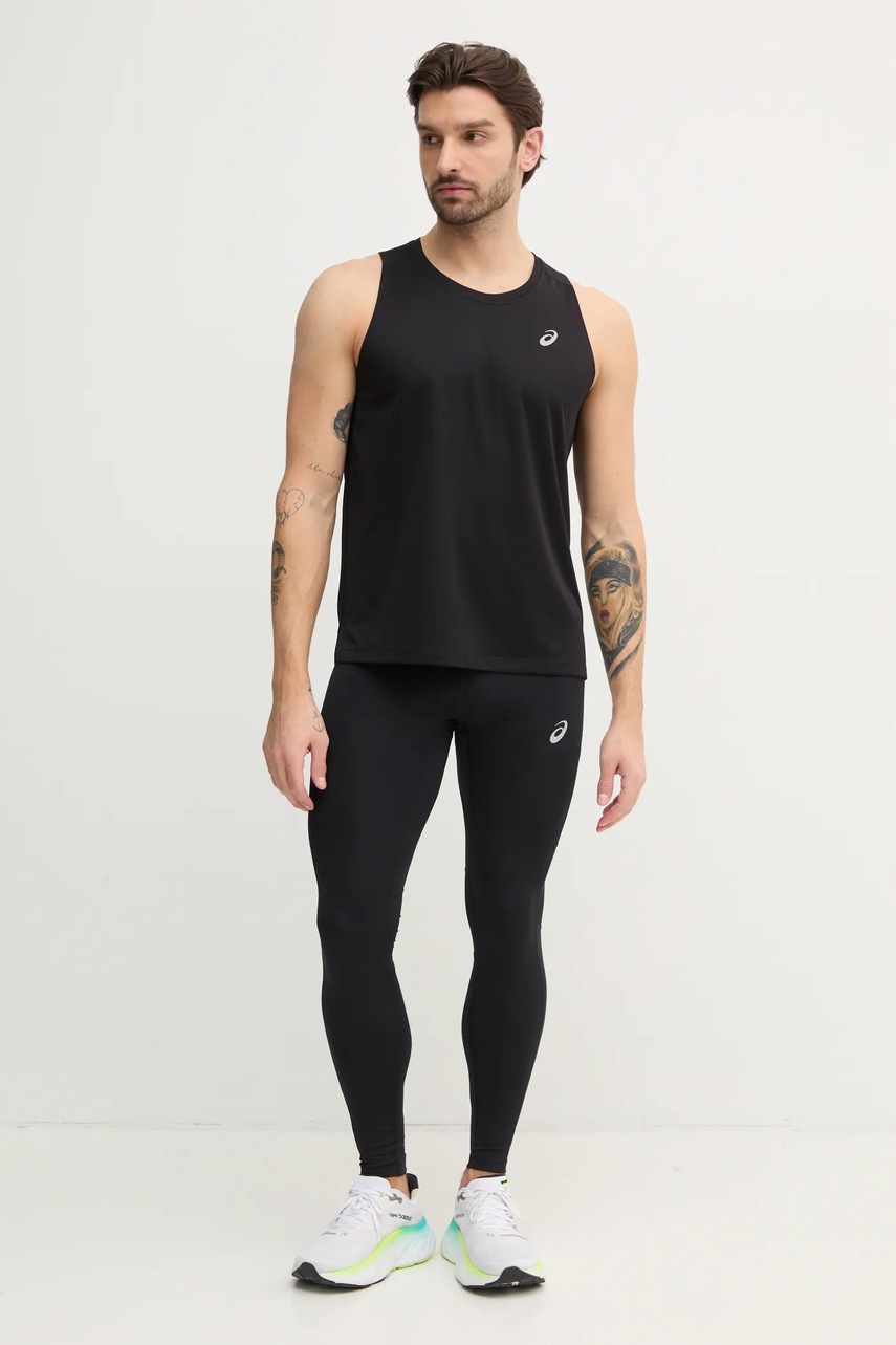 Футболка для бега Asics Core цвет чёрный 2011D223 Футболка для бега Asics Core цвет чёрный 2011D223