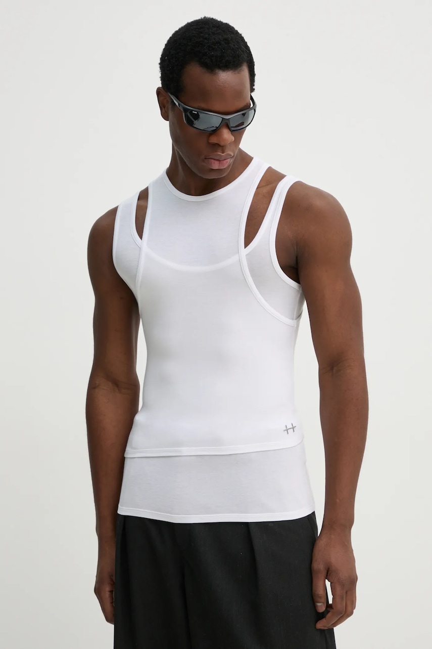 Heliot Emil tricou culoarea alb, PRESS25_M_09_130_WHT02 Heliot Emil tricou culoarea alb, PRESS25_M_09_130_WHT02
