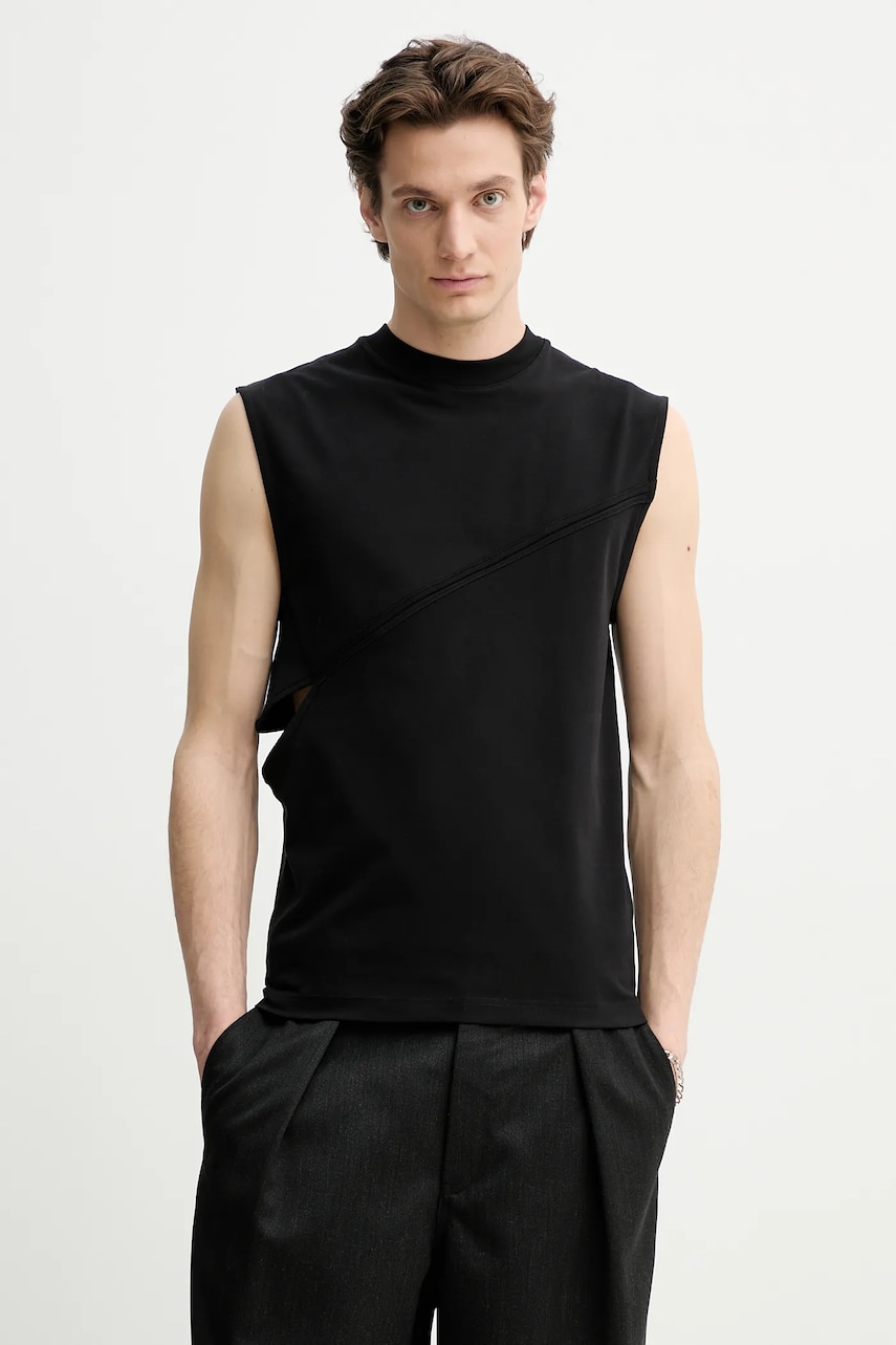 Heliot Emil tricou culoarea negru, SS25_M_09_136_BLK01 Heliot Emil tricou culoarea negru, SS25_M_09_136_BLK01
