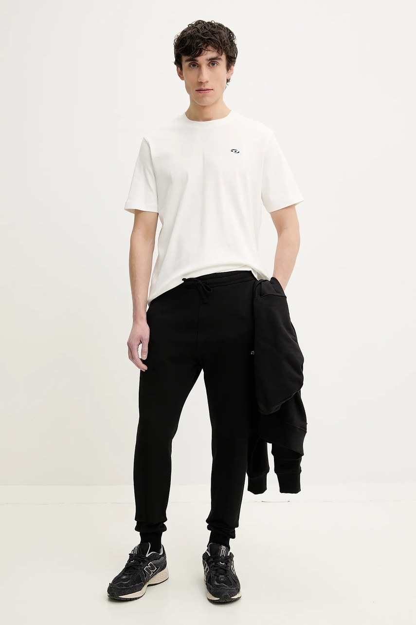 Μπλουζάκι Diesel T-ADJUST-DOVAL-PJ T-SHIRT χρώμα: μπεζ, A15056.0AIJU φωτογραφία