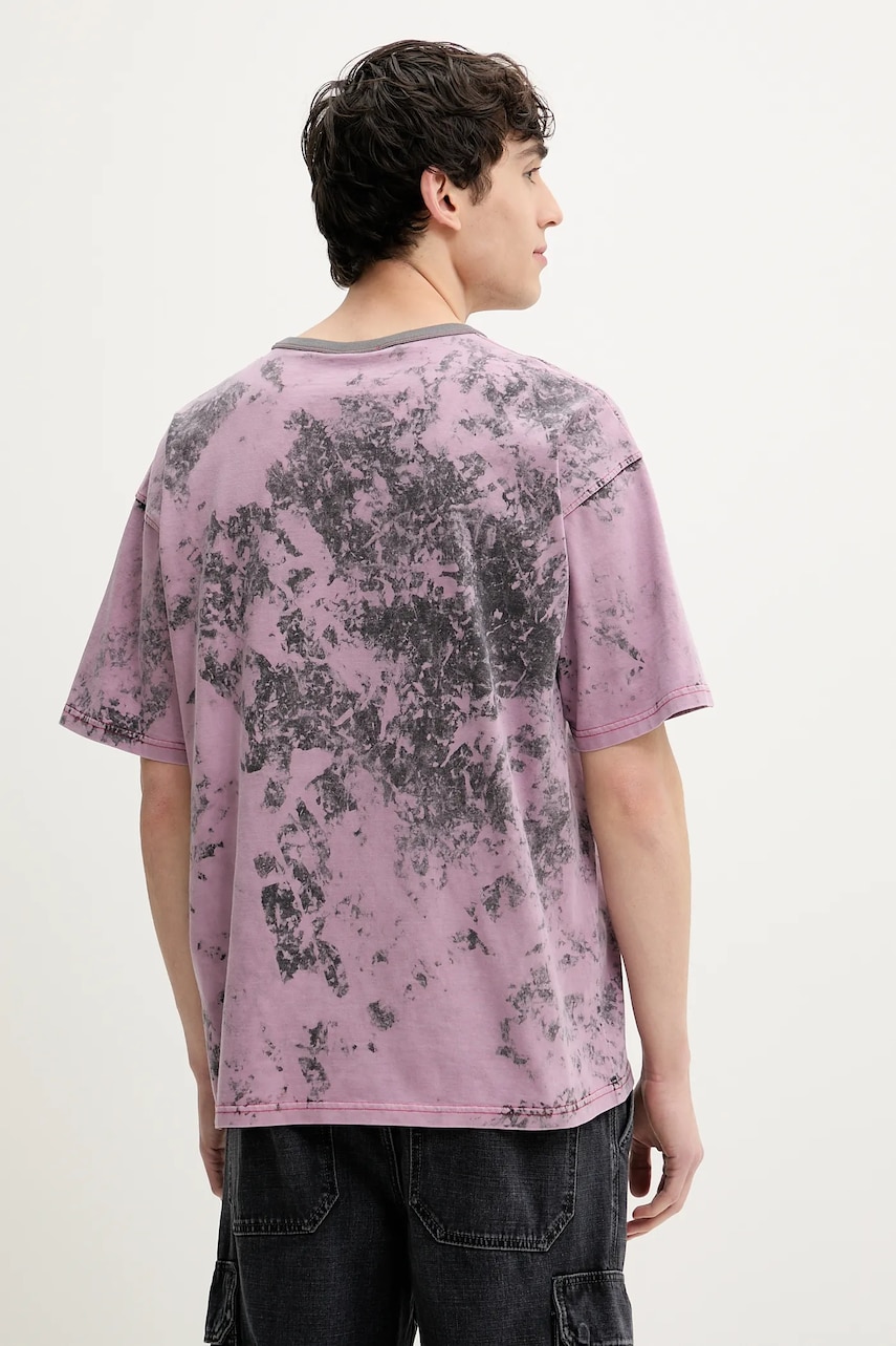 Diesel pamut póló T-BOXT-R9 T-SHIRT rózsaszín, férfi, mintás, A16164.0GIAR termék 2. képe