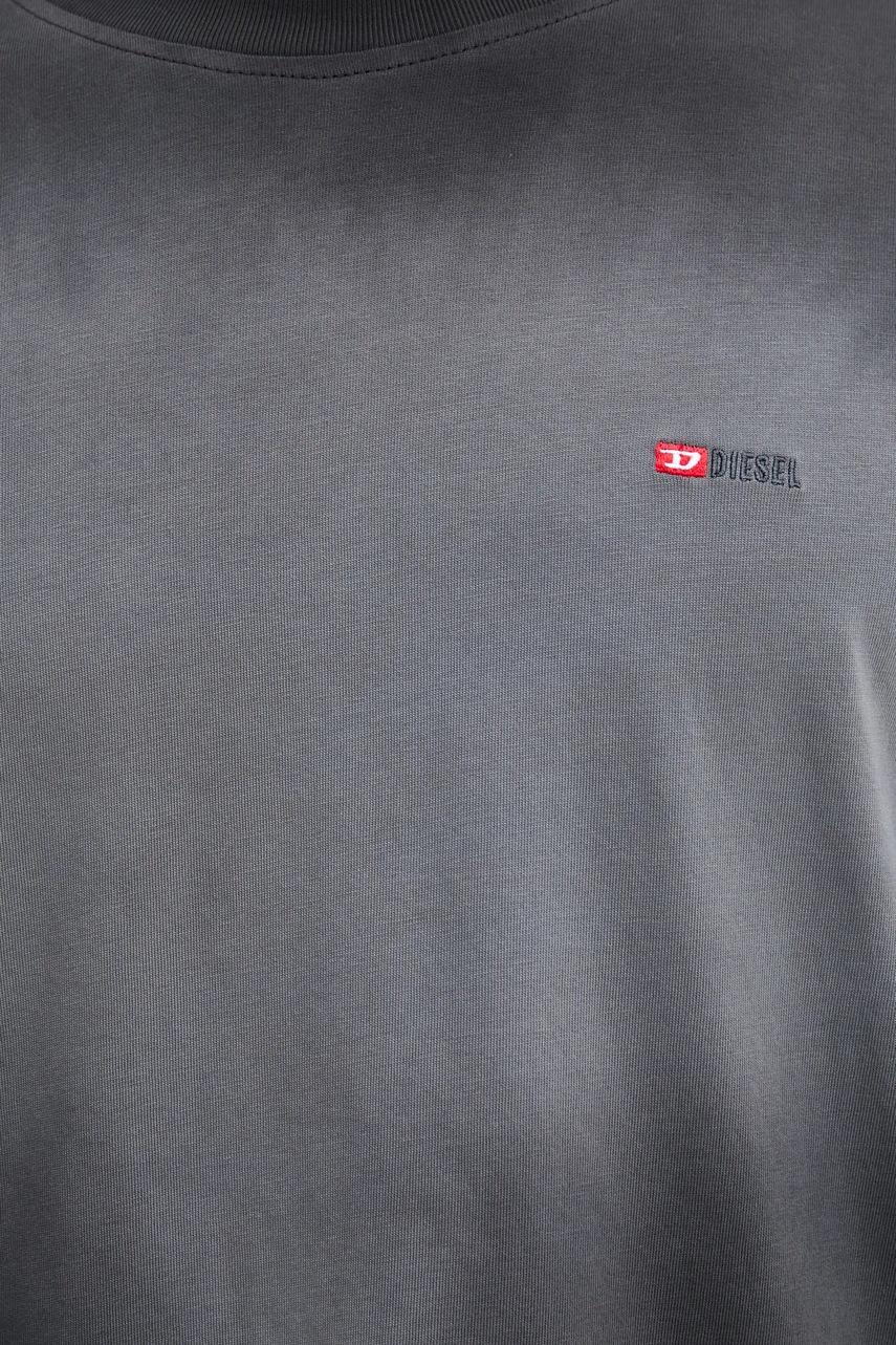 Βαμβακερό μπλουζάκι Diesel T-ADJUST-R15 T-SHIRT ανδρικό, χρώμα: γκρι, A16621.0PKAL φωτογραφία