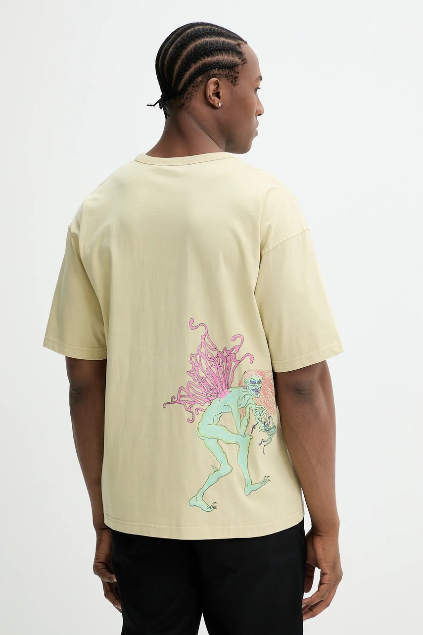Diesel pamut póló T-BOXT-R28 T-SHIRT zöld, férfi, nyomott mintás, A17639.0SLBT termék 2. képe