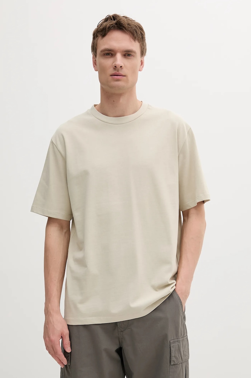 Lindbergh tricou din bumbac culoarea negru, uni, 30-400120B Lindbergh tricou din bumbac culoarea negru, uni, 30-400120B