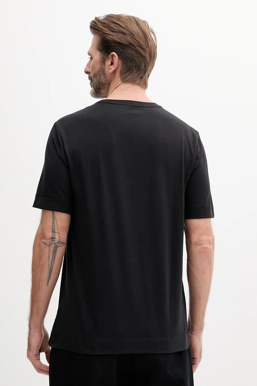 Футболка цвет чёрный с принтом LVGMS5K164
