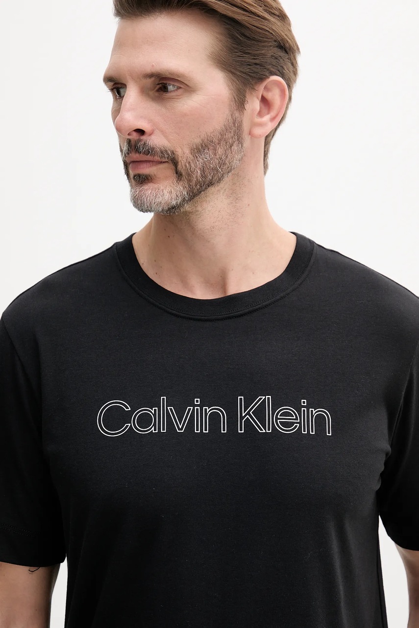 Μπλουζάκι Calvin Klein Performance χρώμα: μαύρο, LVGMS5K164 φωτογραφία