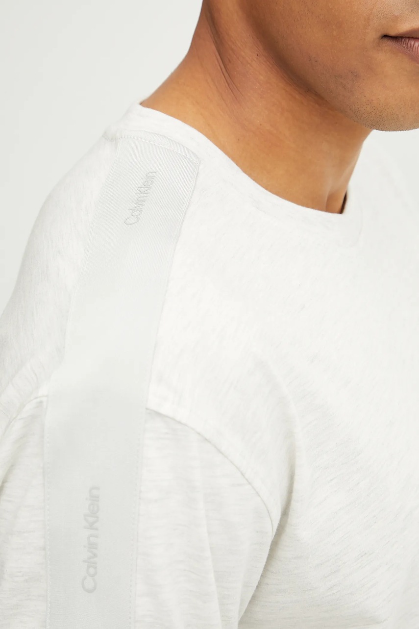 Μπλουζάκι Calvin Klein Performance χρώμα: γκρι, LVGMS5K177 φωτογραφία