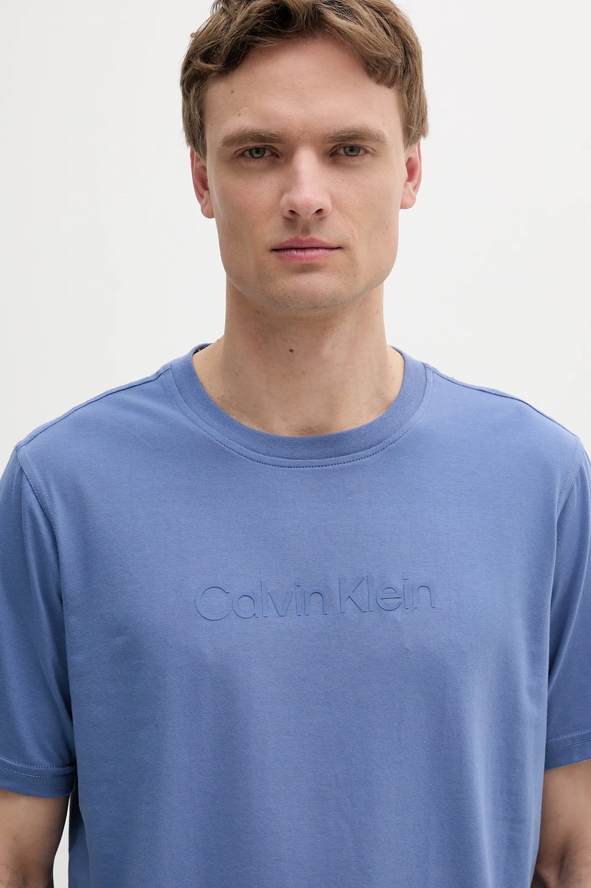 Μπλουζάκι Calvin Klein Performance χρώμα: μοβ, LVGMS5K182 φωτογραφία