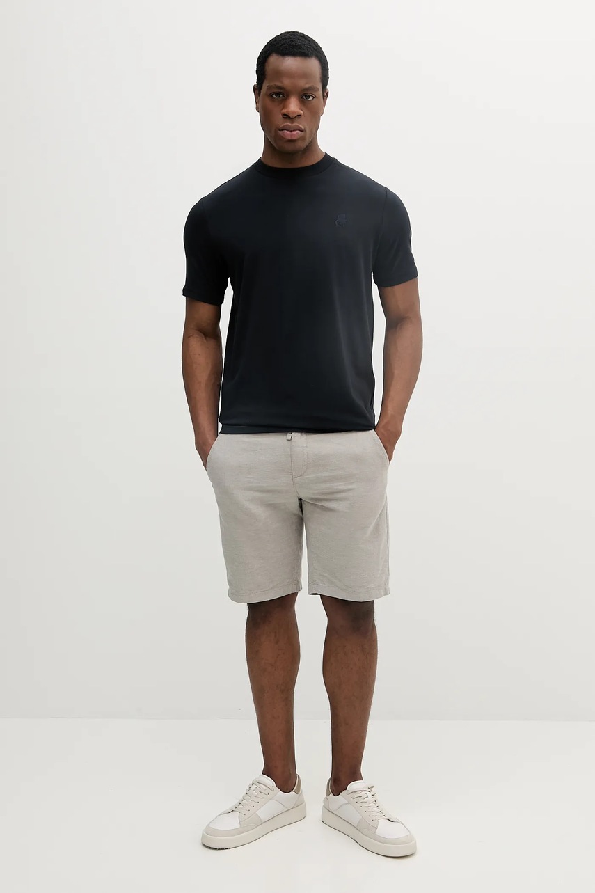 Футболка Karl Lagerfeld мужская цвет синий однотонная 552221.755750