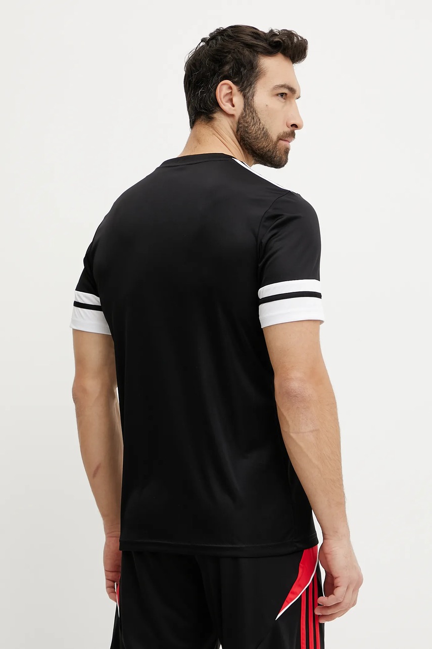 Μπλουζάκι προπόνησης adidas Performance Squad 25 χρώμα: μαύρο, JG5832 φωτογραφία