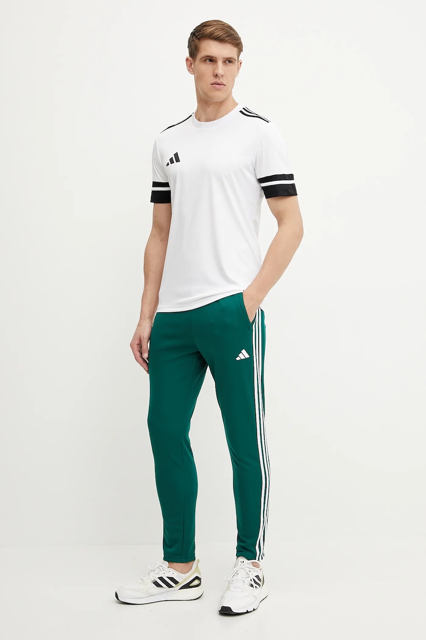 Футболка для тренинга adidas Performance Squad 25 цвет белый с аппликацией JG5835 Футболка для тренинга adidas Performance Squad 25 цвет белый с аппликацией JG5835