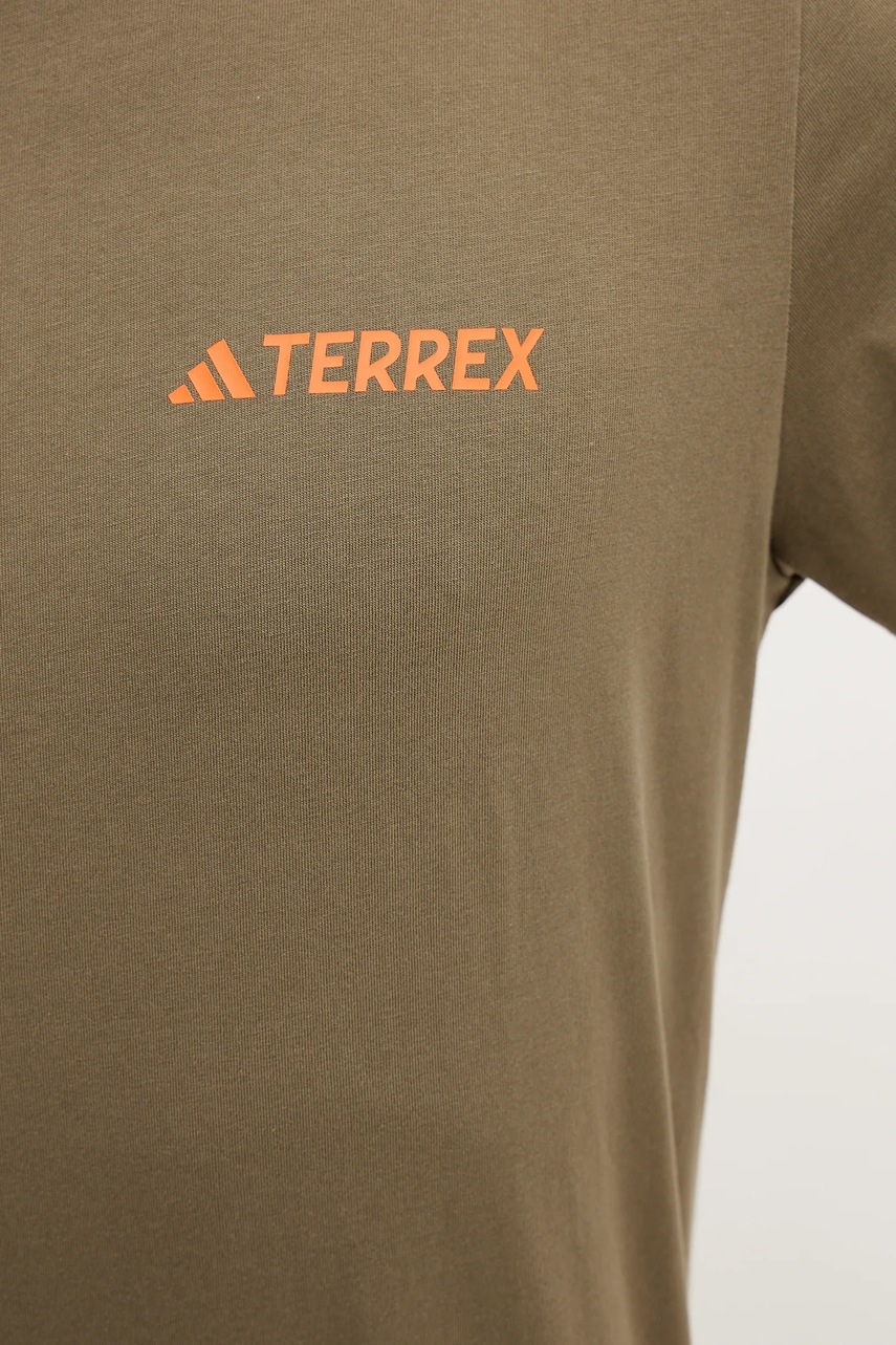 Μπλουζάκι adidas TERREX Mountain χρώμα: πράσινο, JI9408 φωτογραφία