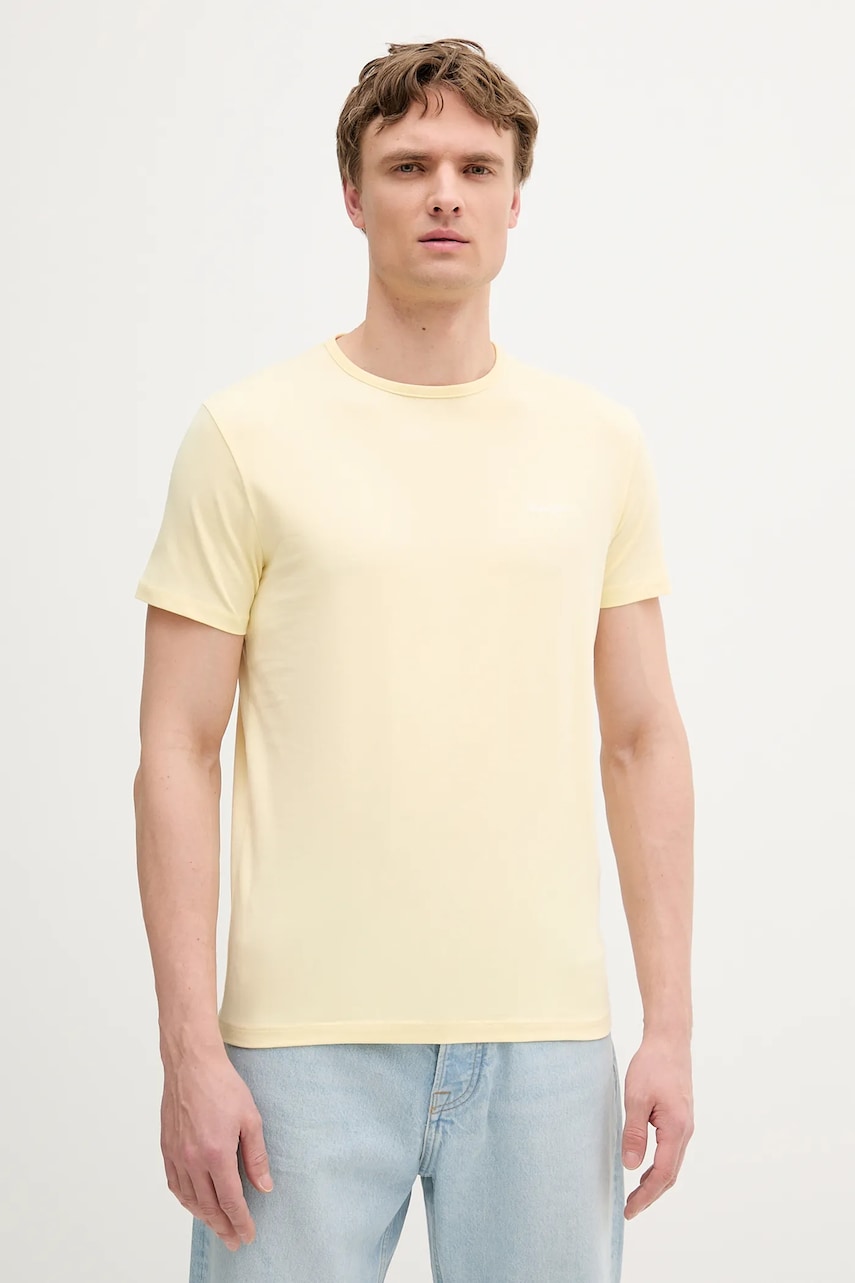 Pepe Jeans tricou ORIGINAL BASIC 3N culoarea gri, cu imprimeu, PM508212