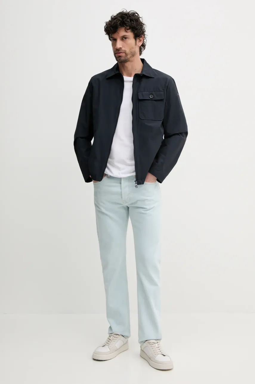 Хлопковая футболка Pepe Jeans BACK CLAG мужская цвет белый с аппликацией PM509921 Хлопковая футболка Pepe Jeans BACK CLAG мужская цвет белый с аппликацией PM509921