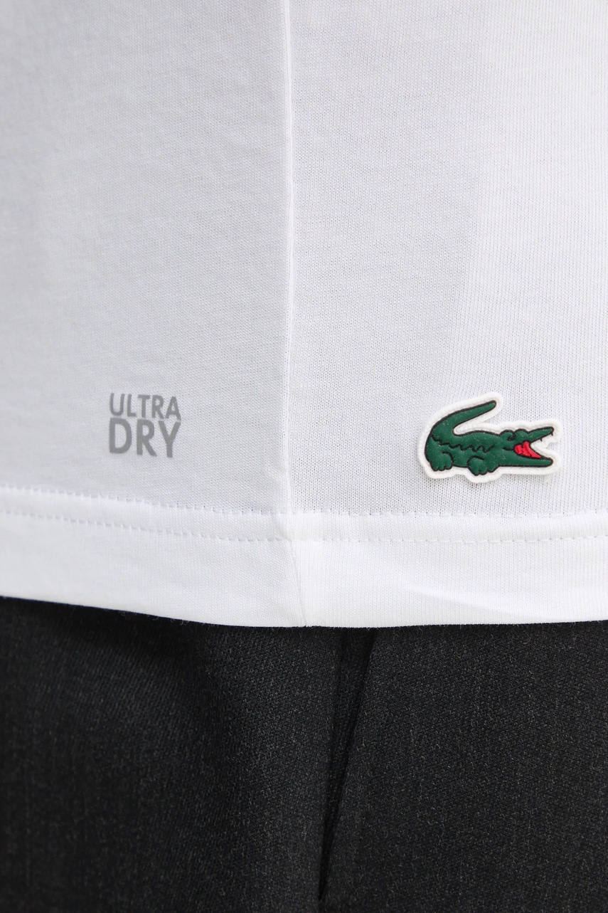 Μπλουζάκι Lacoste χρώμα: μπεζ, TH8916 φωτογραφία