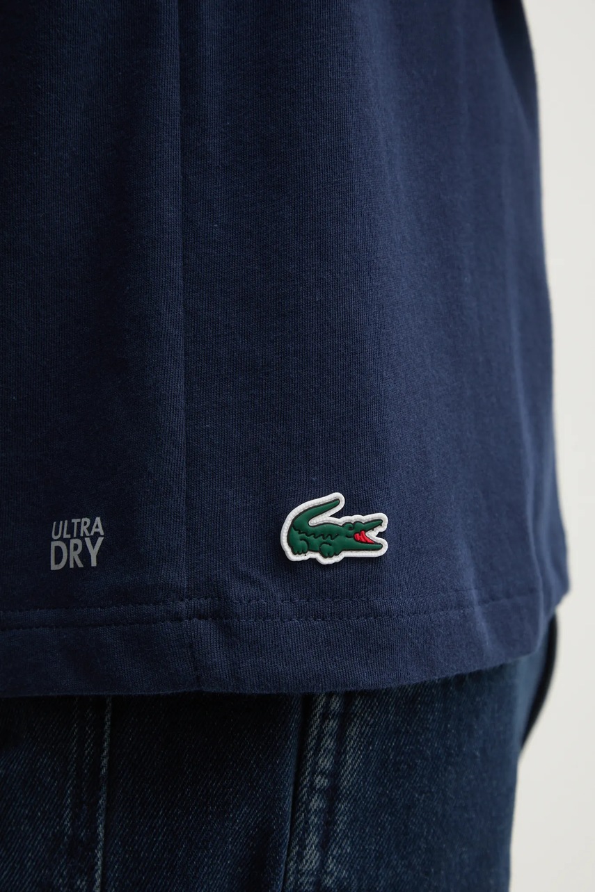 Μπλουζάκι Lacoste χρώμα: ναυτικό μπλε, TH8916 φωτογραφία