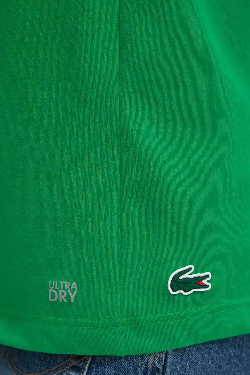 Μπλουζάκι Lacoste χρώμα: πράσινο, TH8916 φωτογραφία