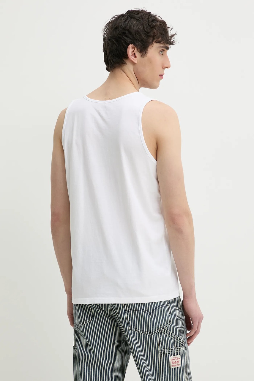 Levi's pamut póló HOUSEMARK TANK fehér, A7256 termék 2. képe