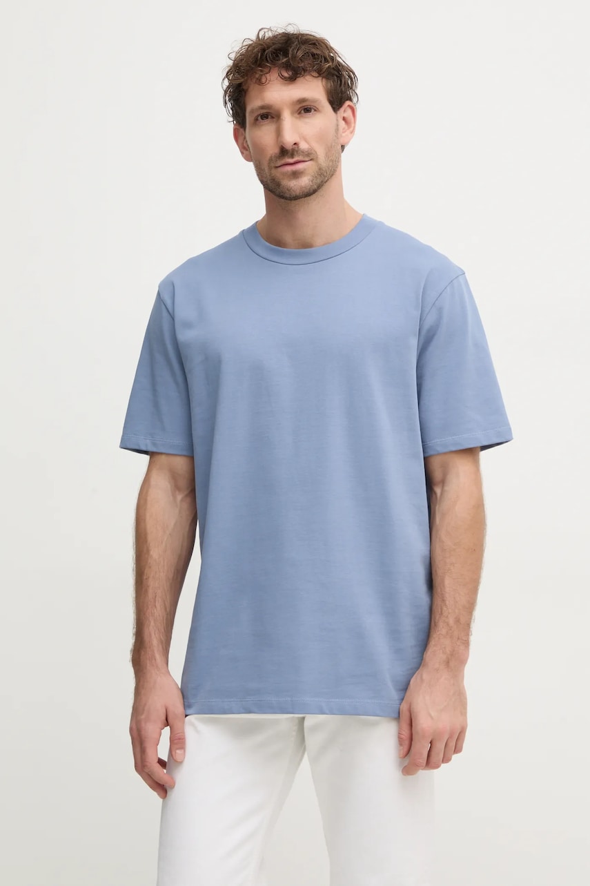 Lindbergh tricou din bumbac bărbați, uni, 30-400120