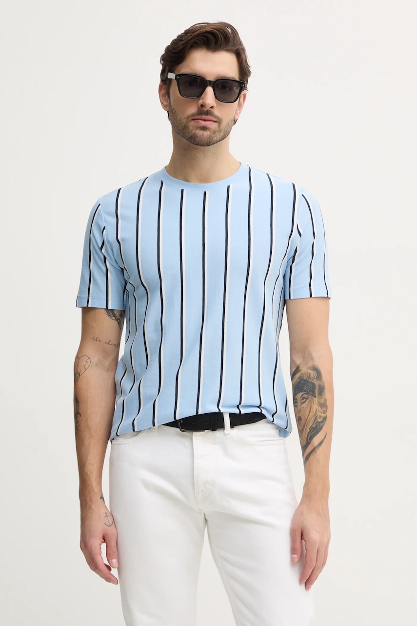 Lindbergh tricou din bumbac barbati, modelator, 30-400259