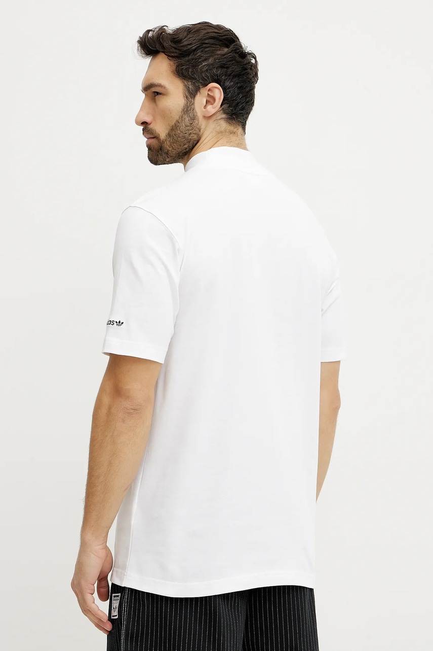 Βαμβακερό μπλουζάκι adidas Originals GRFX TEE ανδρικό, χρώμα: άσπρο, JC8367 φωτογραφία