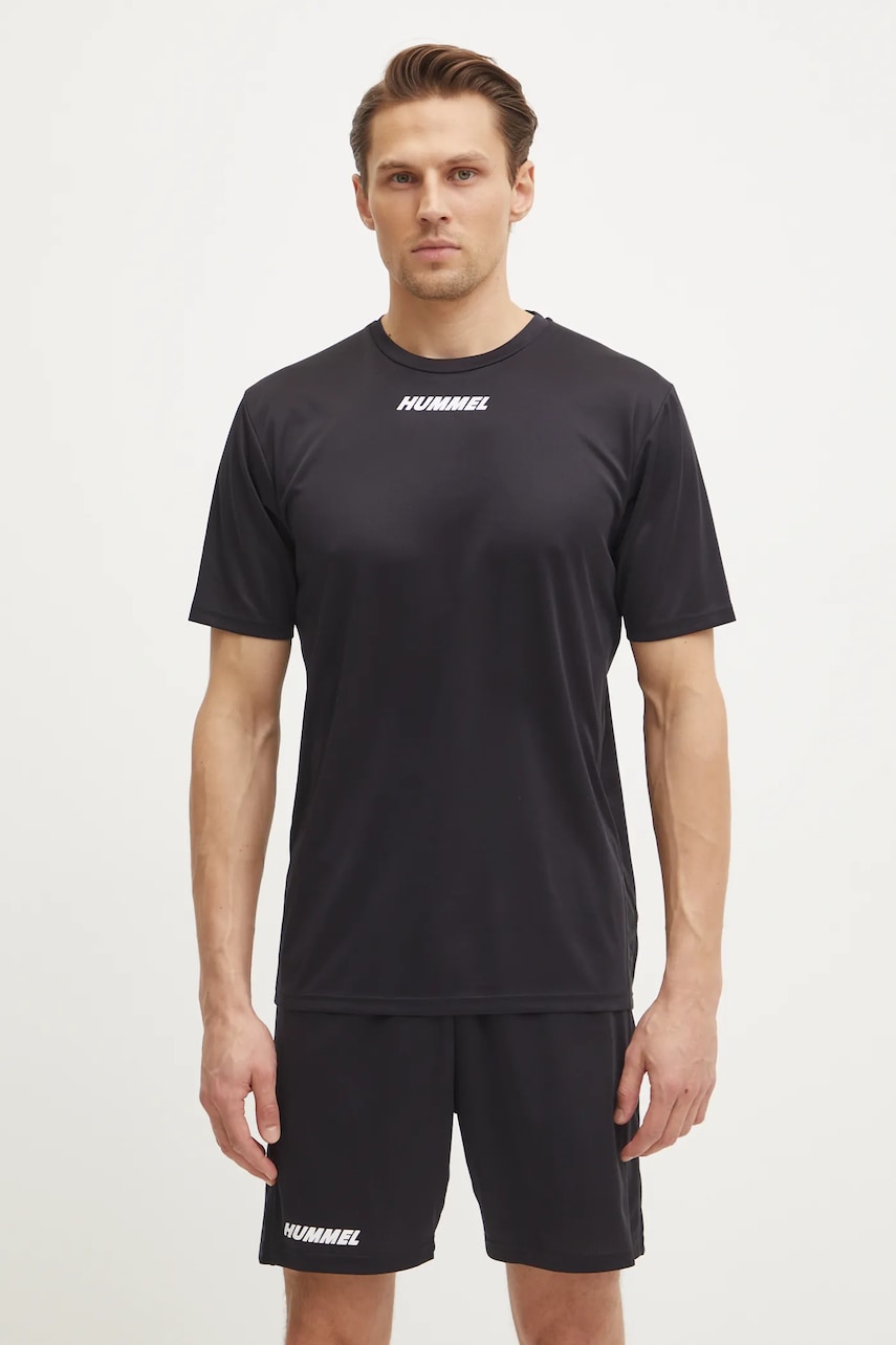 Hummel tricou de antrenament Multi culoarea negru, cu imprimeu, 225905 Hummel tricou de antrenament Multi culoarea negru, cu imprimeu, 225905