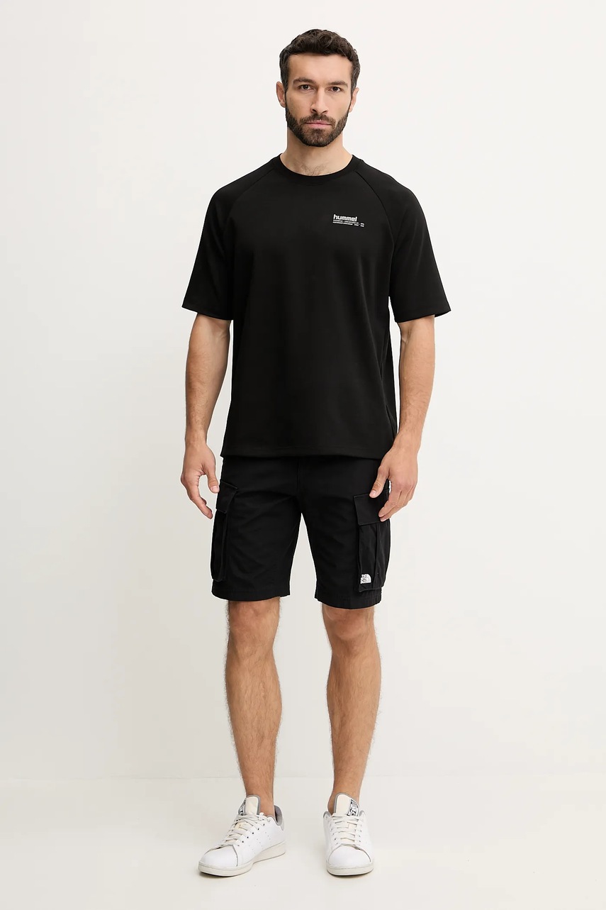 Футболка Hummel цвет чёрный с принтом 227643