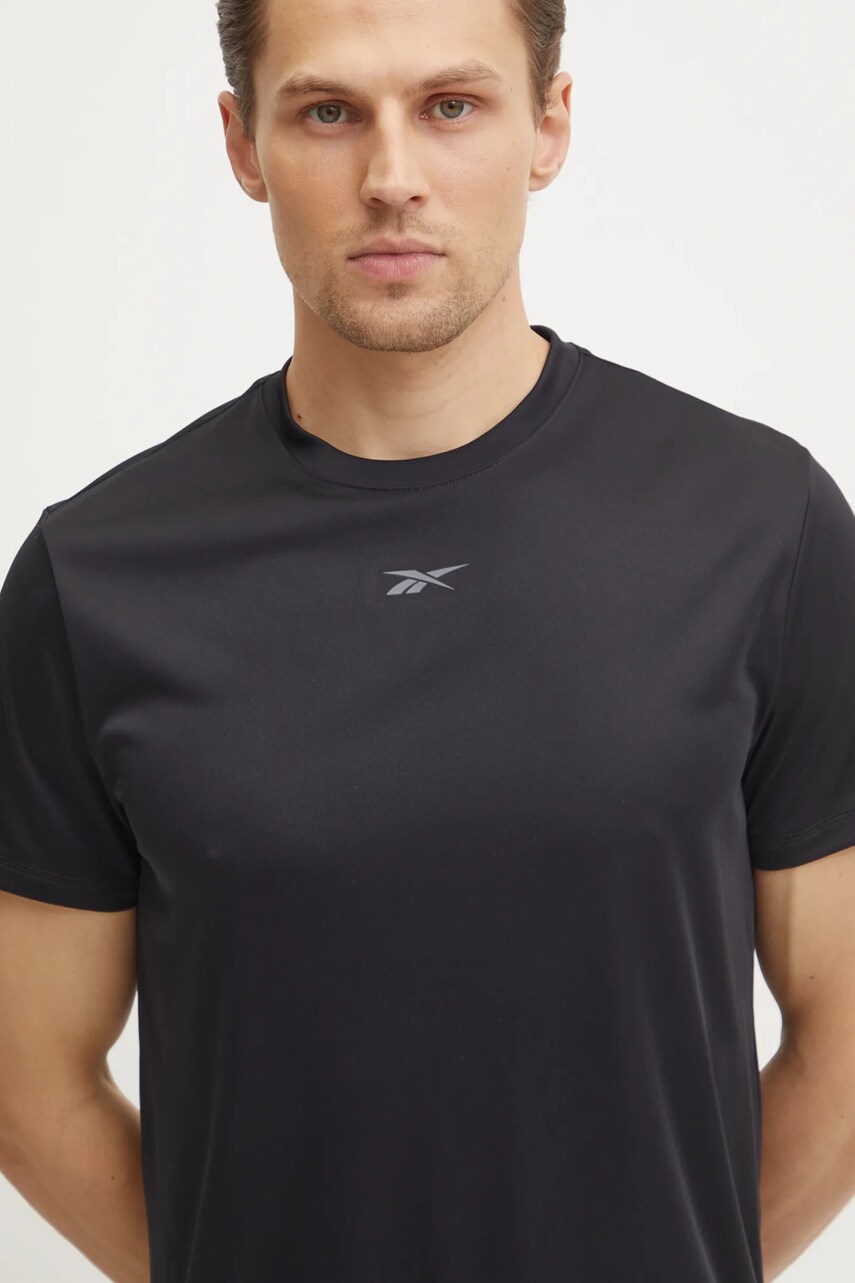 Levně Tričko Reebok černá barva, 100215541
